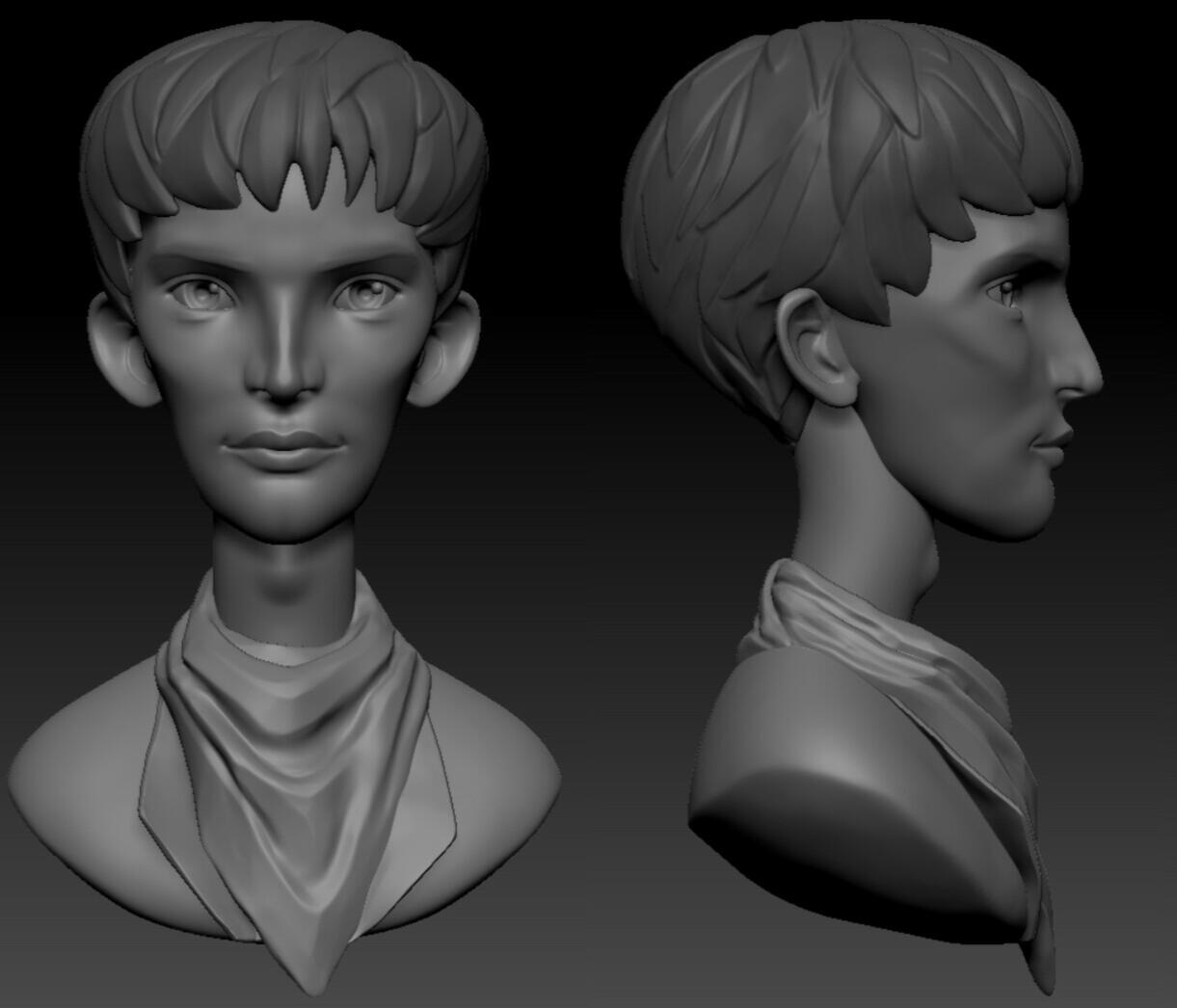 Merlin sculpt