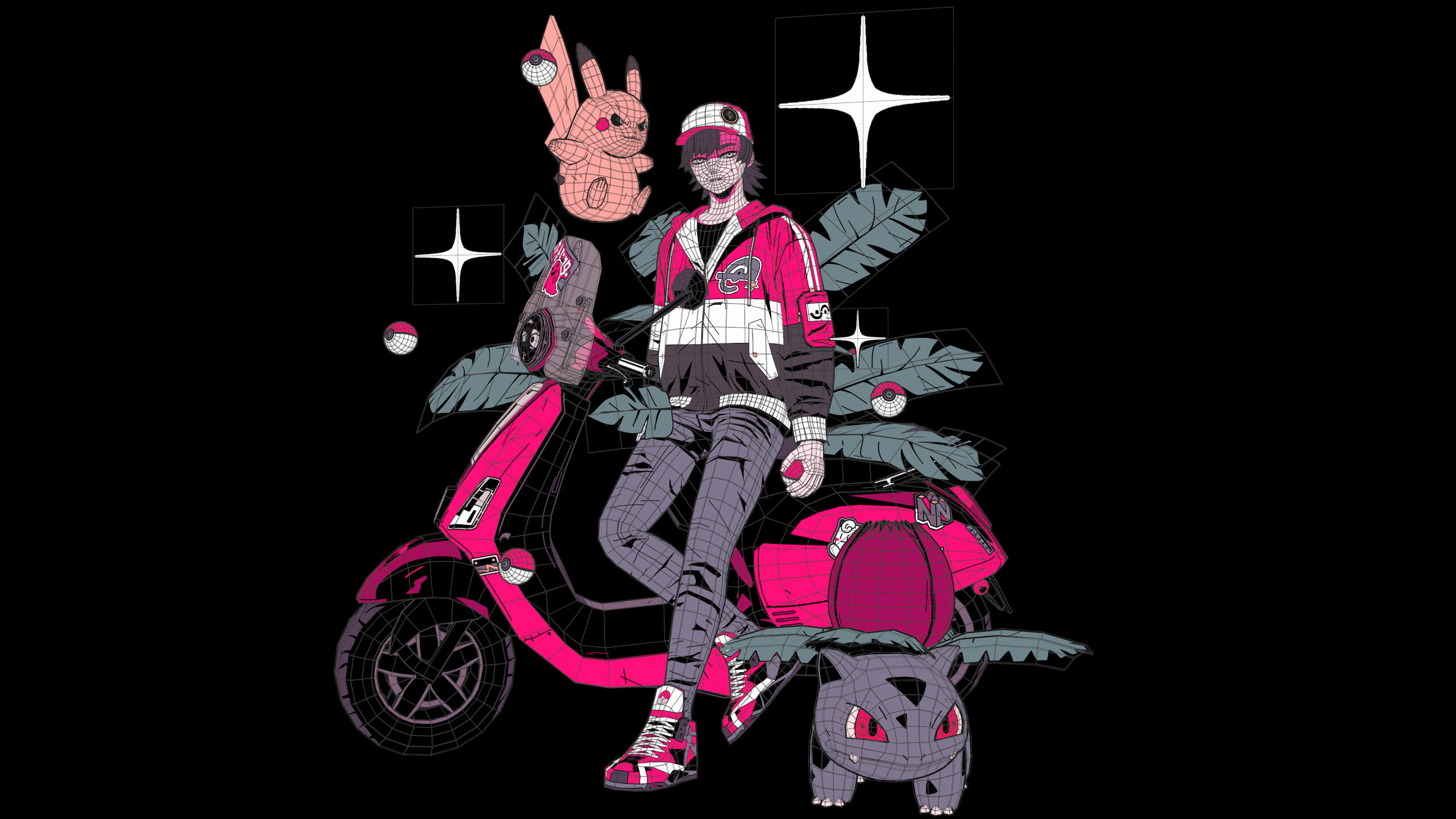 Pokémon - Wireframe