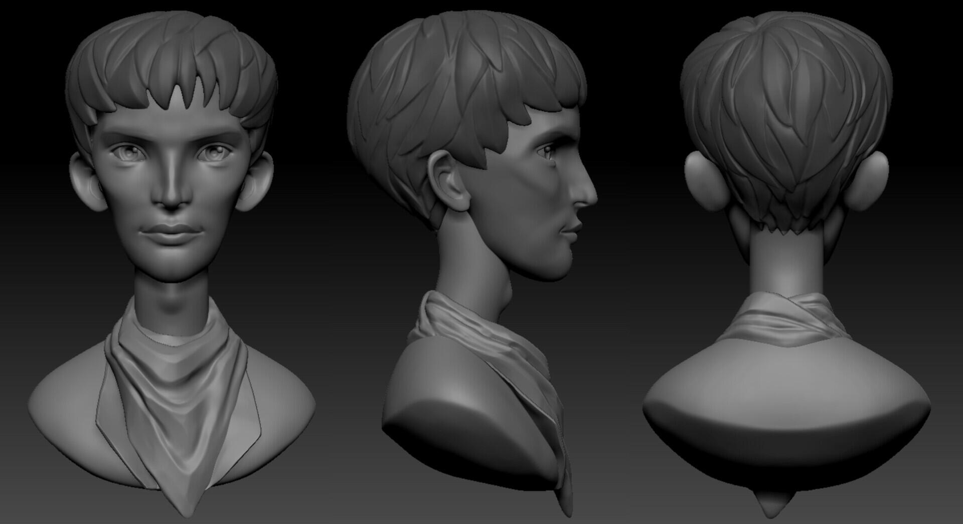 Merlin sculpt